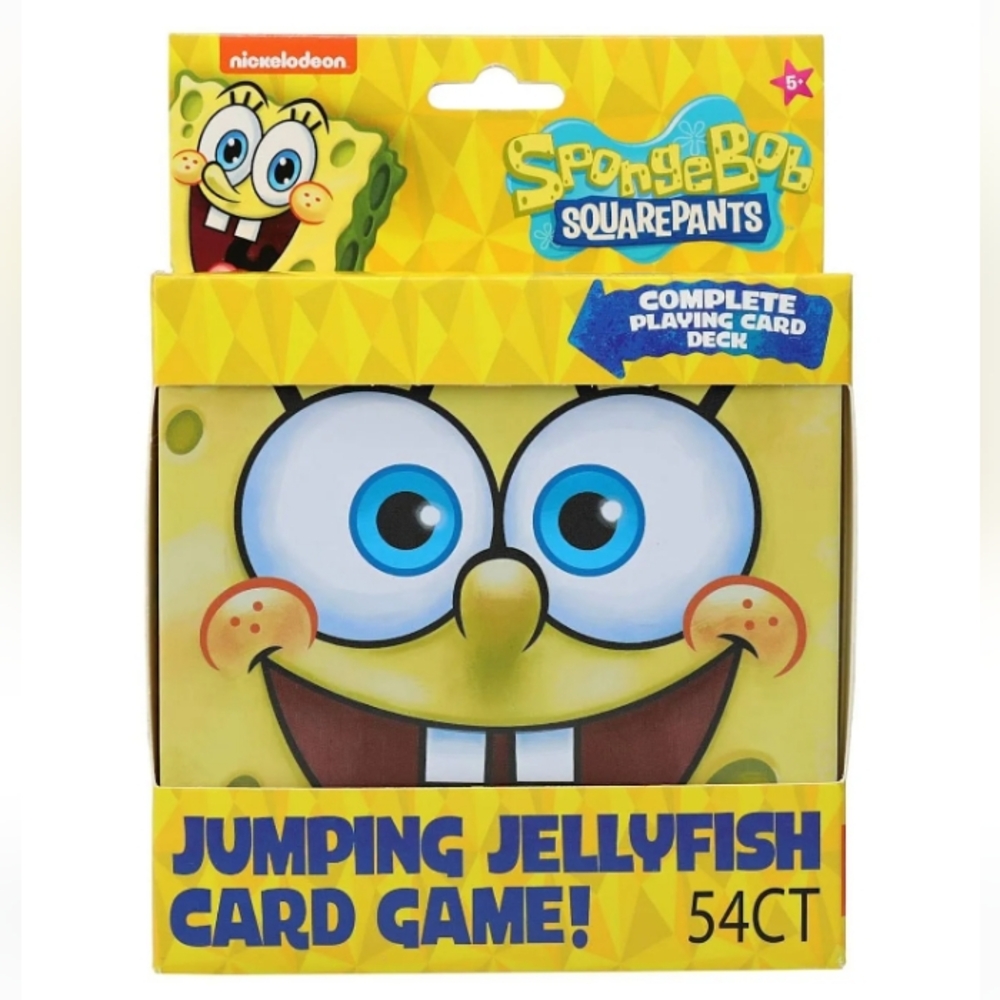 Nickelodeon SpongeBob SquarePants Jumping Jellyfish Card Game